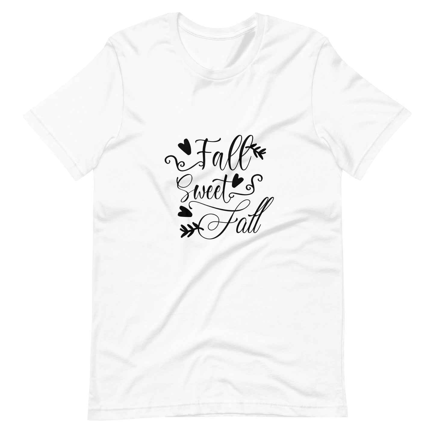 Printagon - Fall Sweet Fall - Unisex T-shirt - White / XS