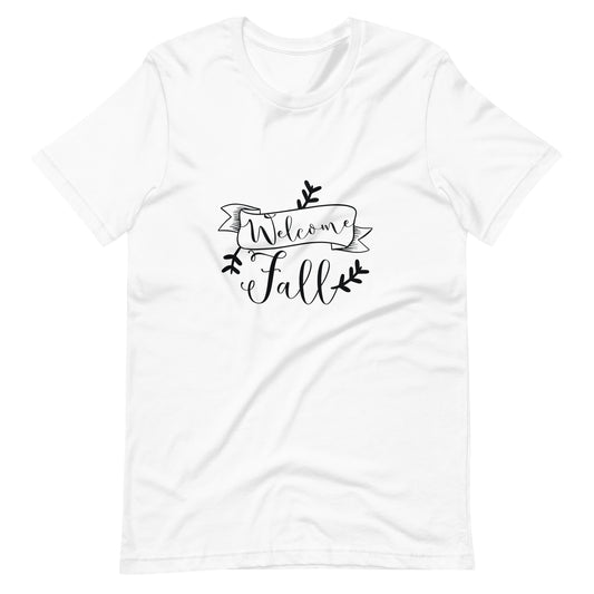 Welcome Fall - Unisex T-shirt - White / XS Printagon