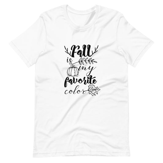 Printagon - Fall Is My Favorite Color - Unisex T-shirt - White / XS