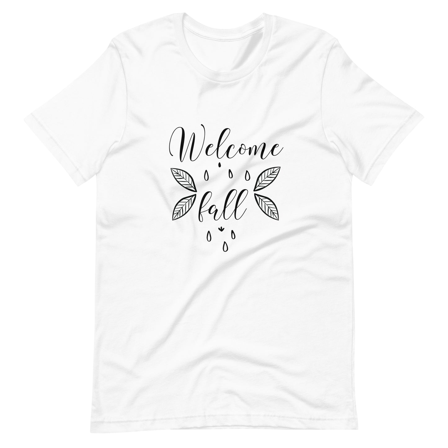 Welcome Fall 002 - Unisex T-shirt - White / XS Printagon