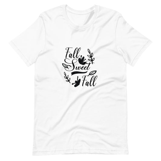 Printagon - Fall Sweet Fall - Unisex T-shirt - White / XS