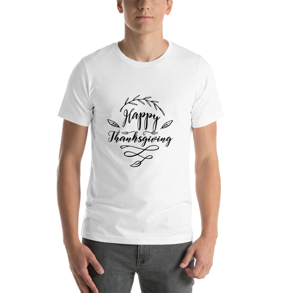 Printagon - Happy Thanks Giving - Unisex T-shirt -