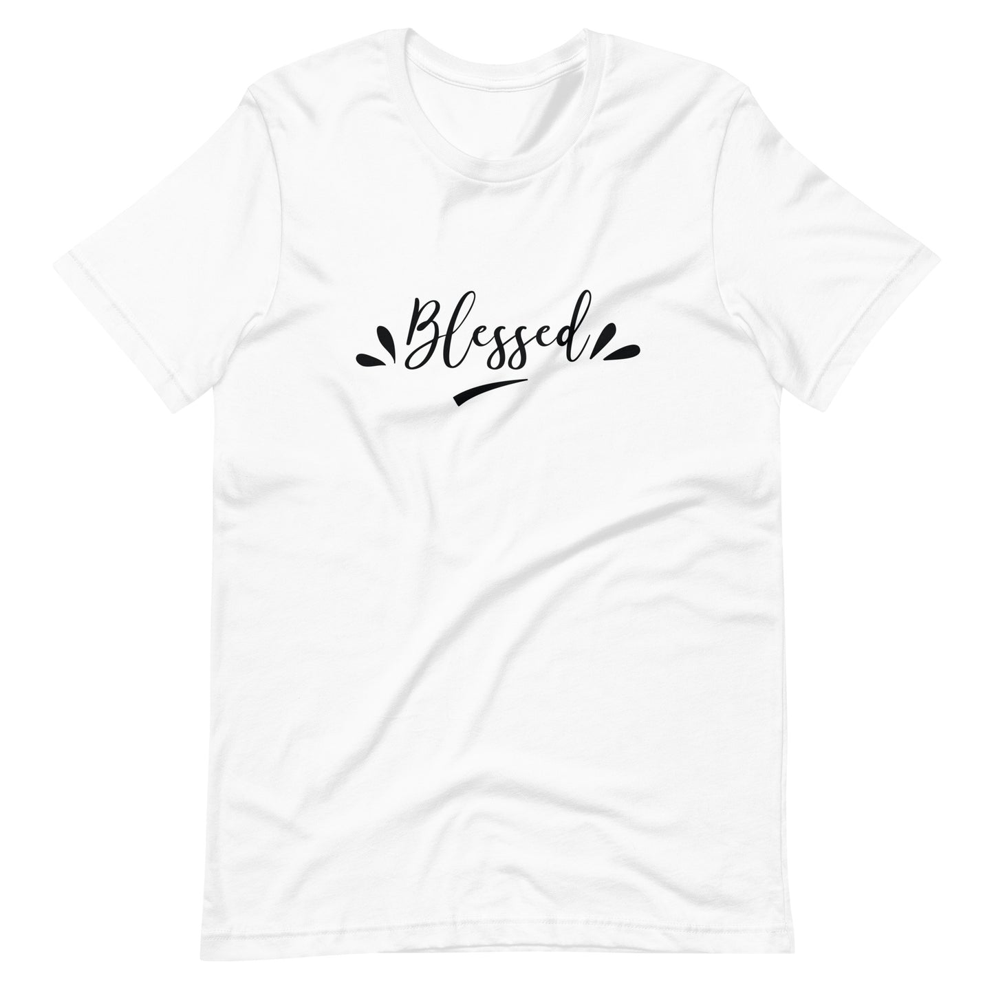 Printagon - Blessed - Unisex T-shirt - White / XS