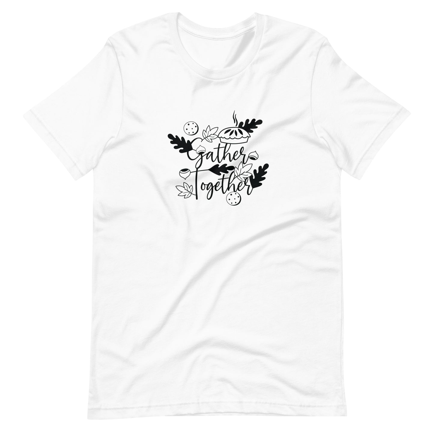 Printagon - Gather Together - Unisex T-shirt - White / XS