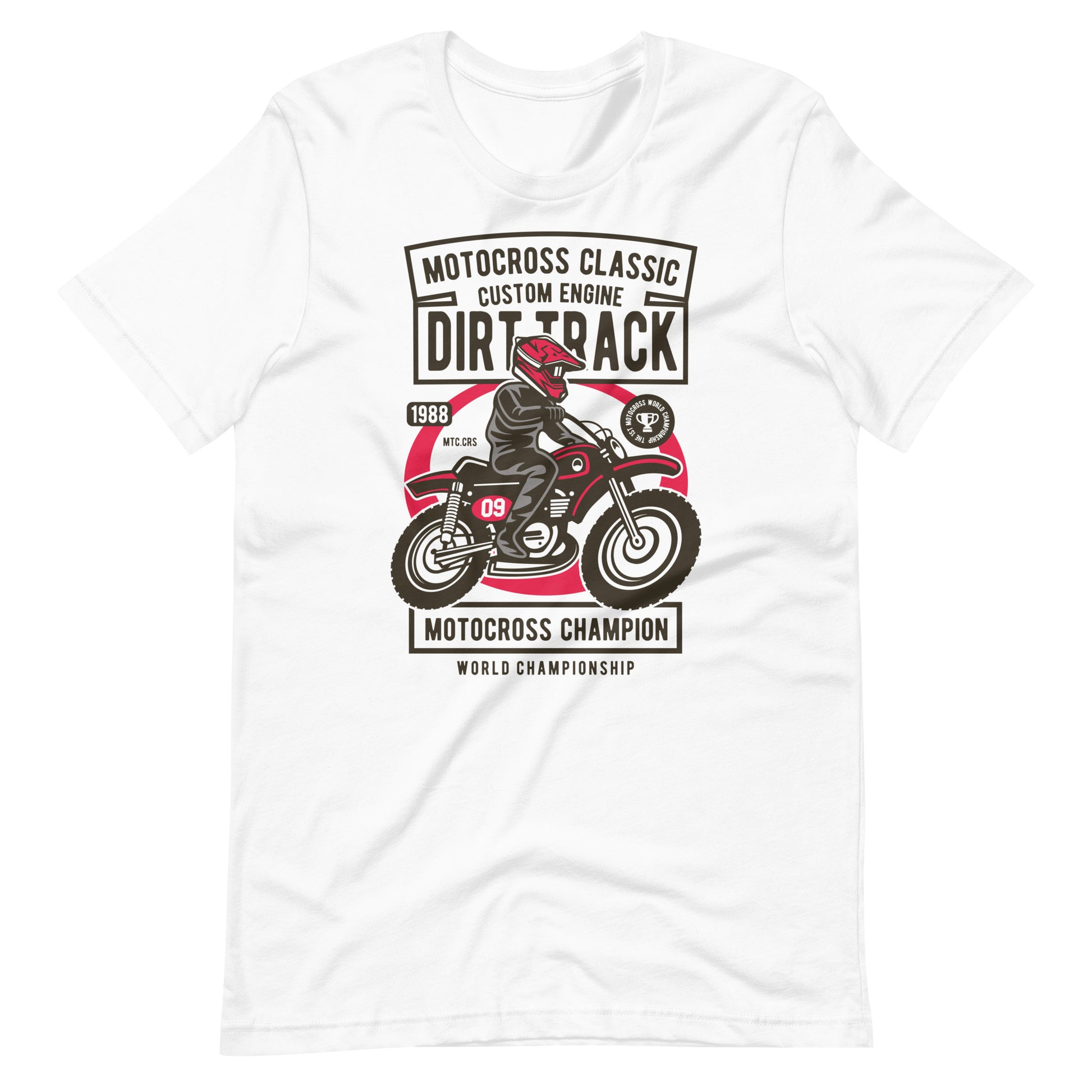 Printagon - Motocross Classic - T-shirt - White / XS