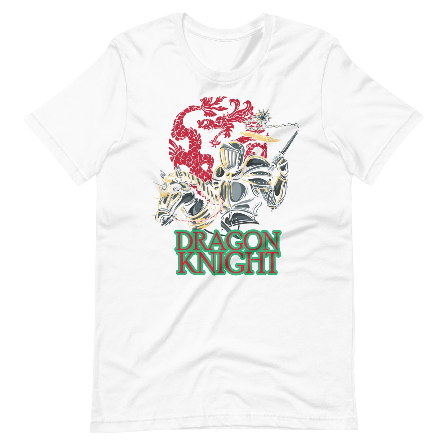 Printagon - Dragon Knight - T-shirt - White / XS