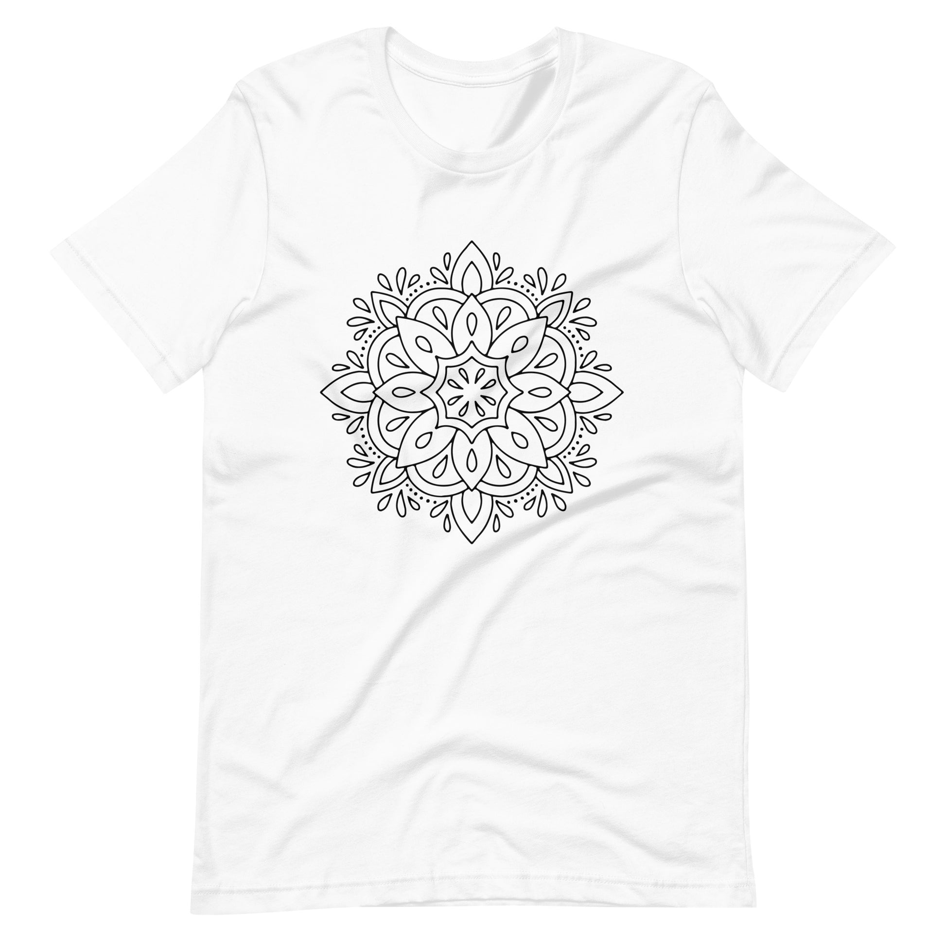 Printagon - Mandala 113 - T-shirt - White / XS