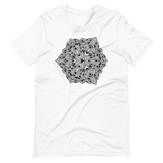 Printagon - Mandala 114 - T-shirt - White / XS