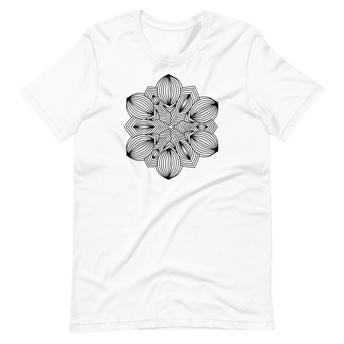 Printagon - Mandala 115 - T-shirt - White / XS