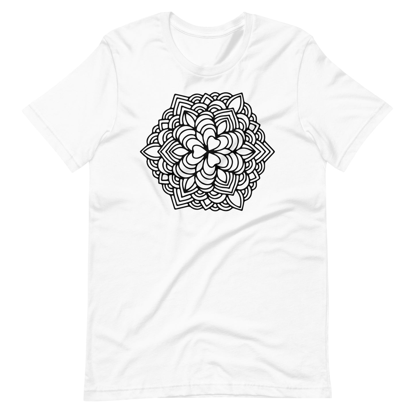 Printagon - Mandala 116 - T-shirt - White / XS