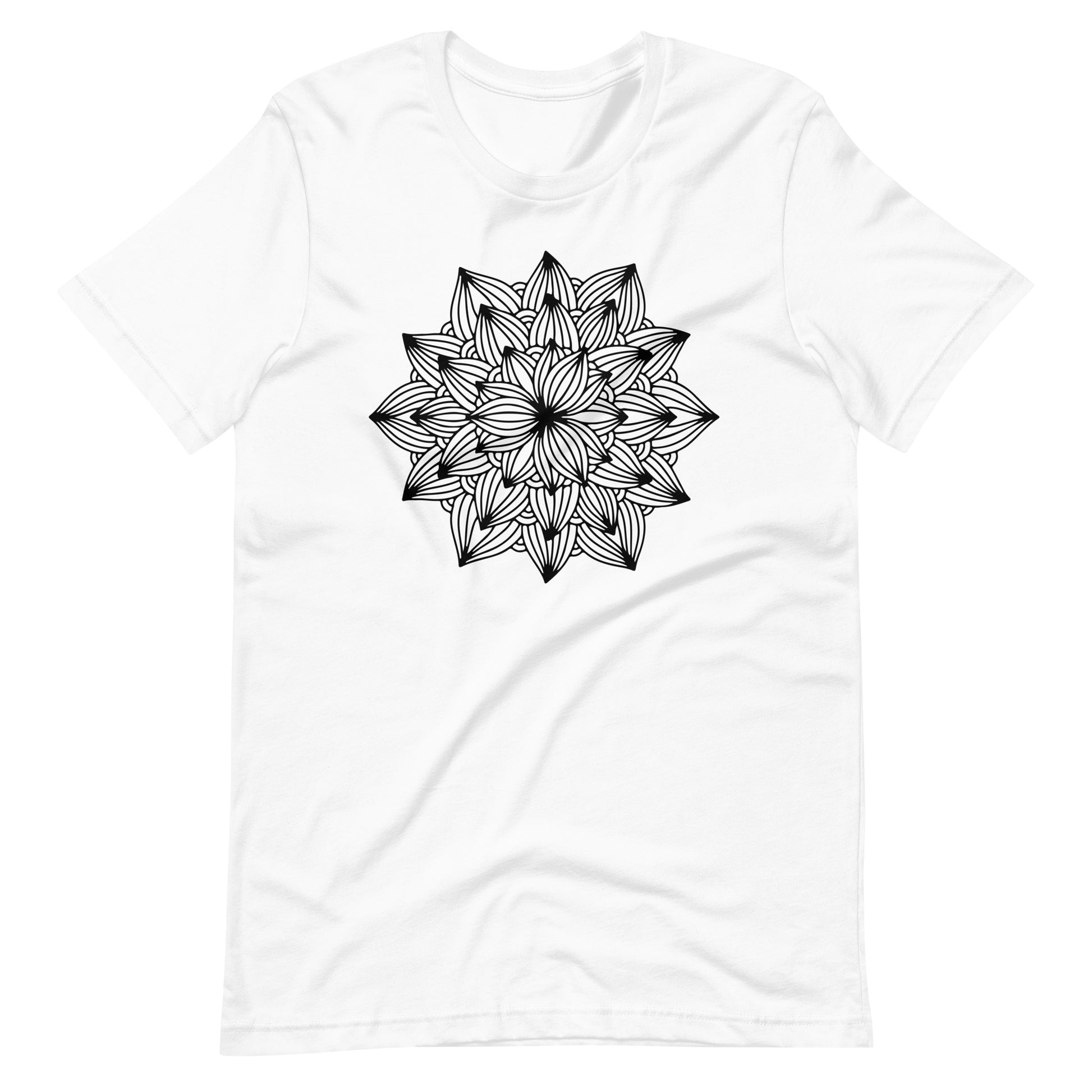 Printagon - Mandala 117 - T-shirt - White / XS