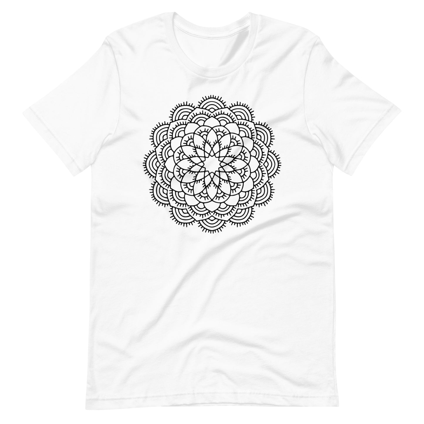 Printagon - Mandala 118 - T-shirt - White / XS