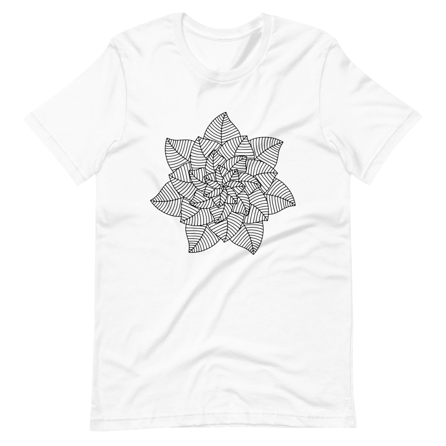 Printagon - Mandala 122 - T-shirt - White / XS