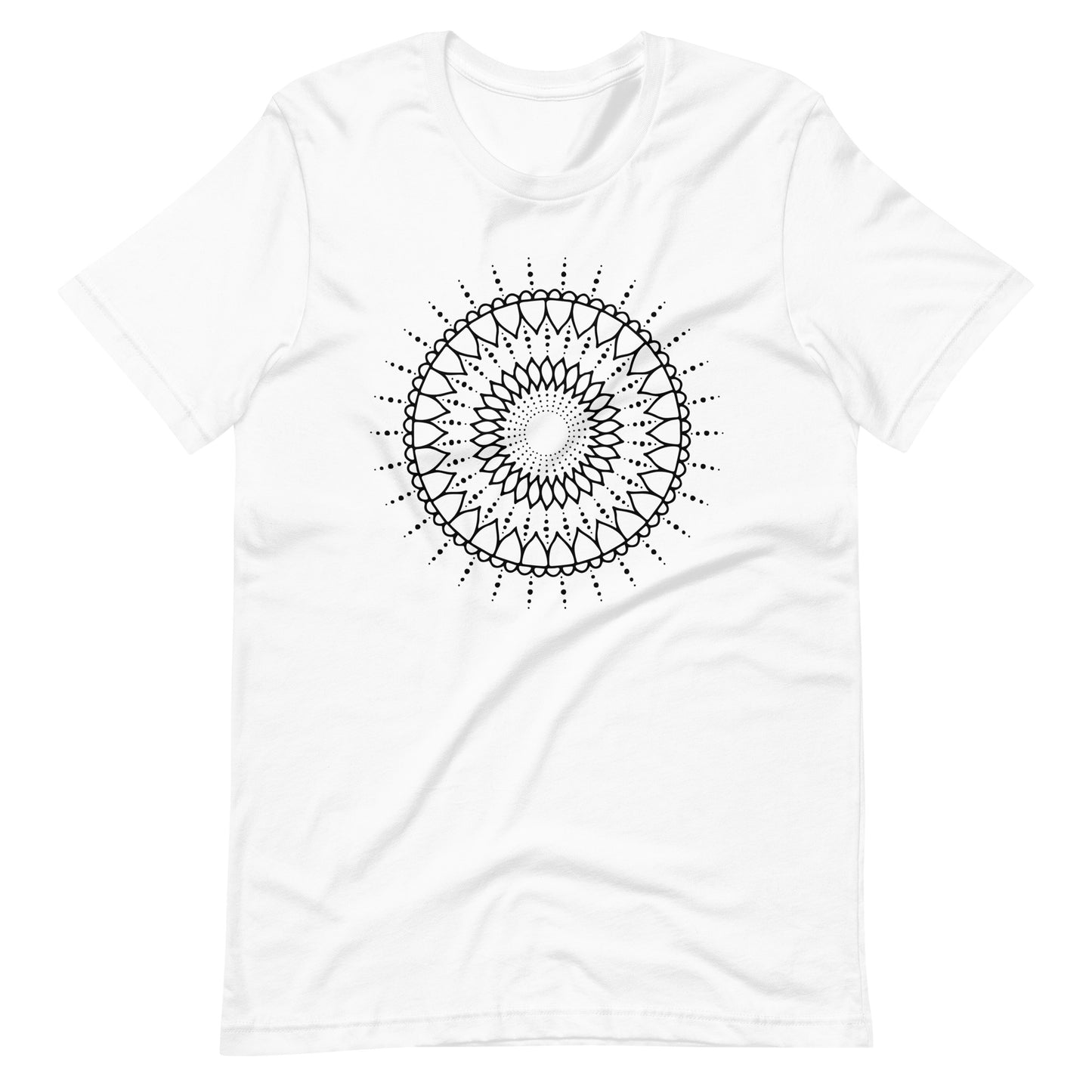 Printagon - Mandala 126 - T-shirt - White / XS