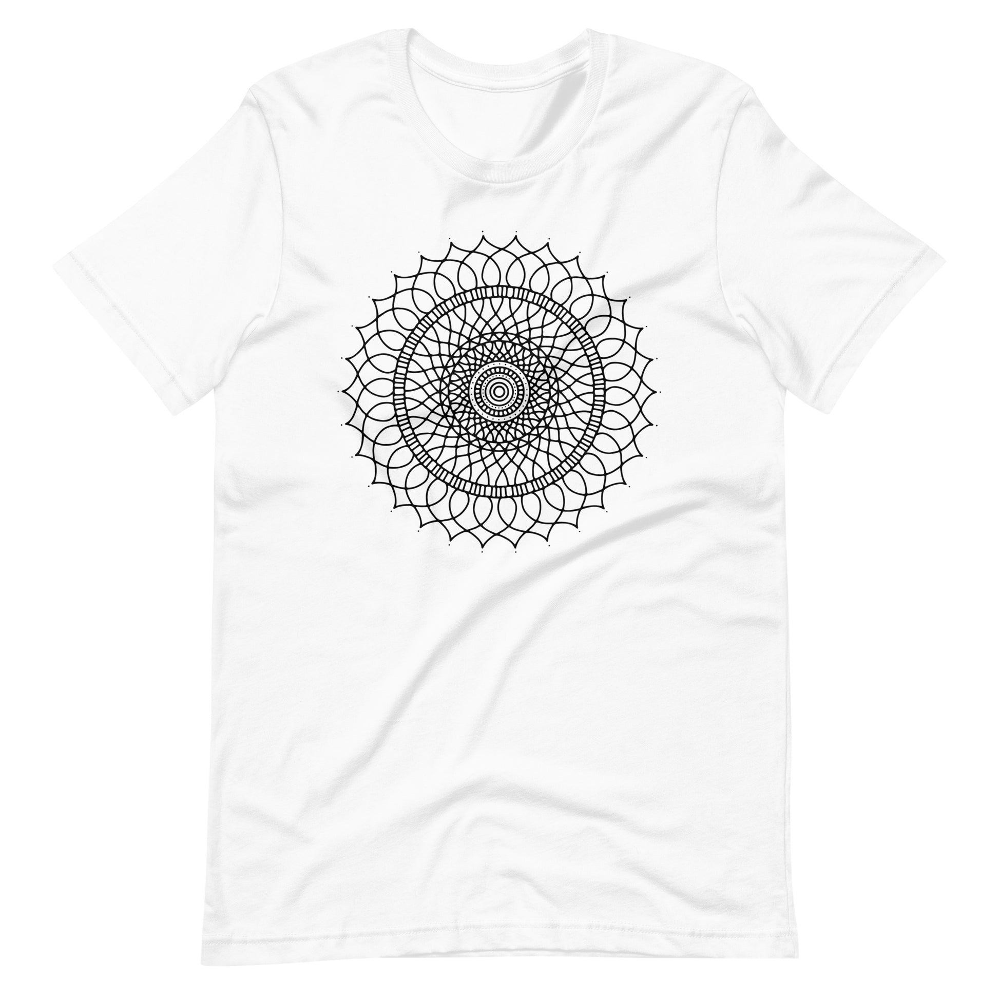 Printagon - Mandala 128 - T-shirt - White / XS