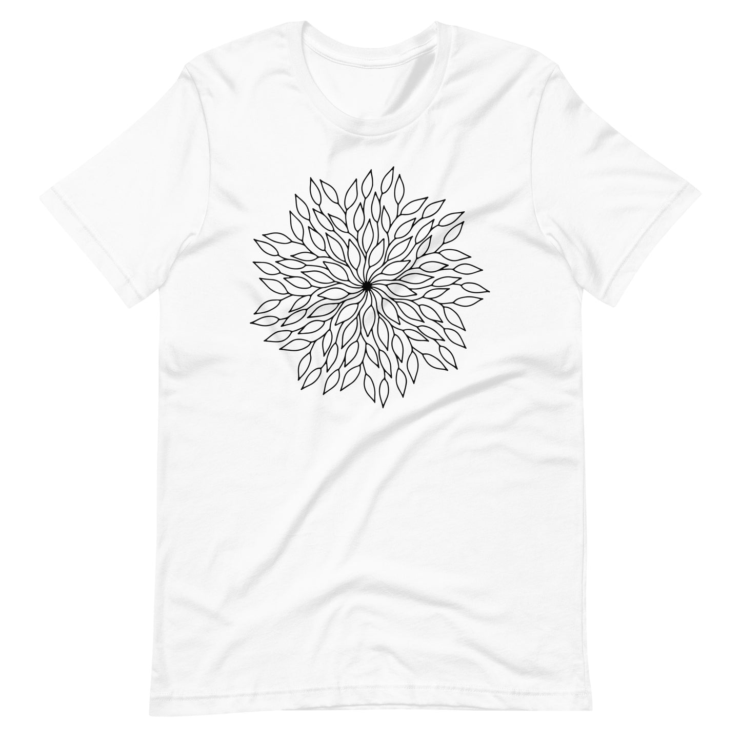 Printagon - Mandala 129 - T-shirt - White / XS