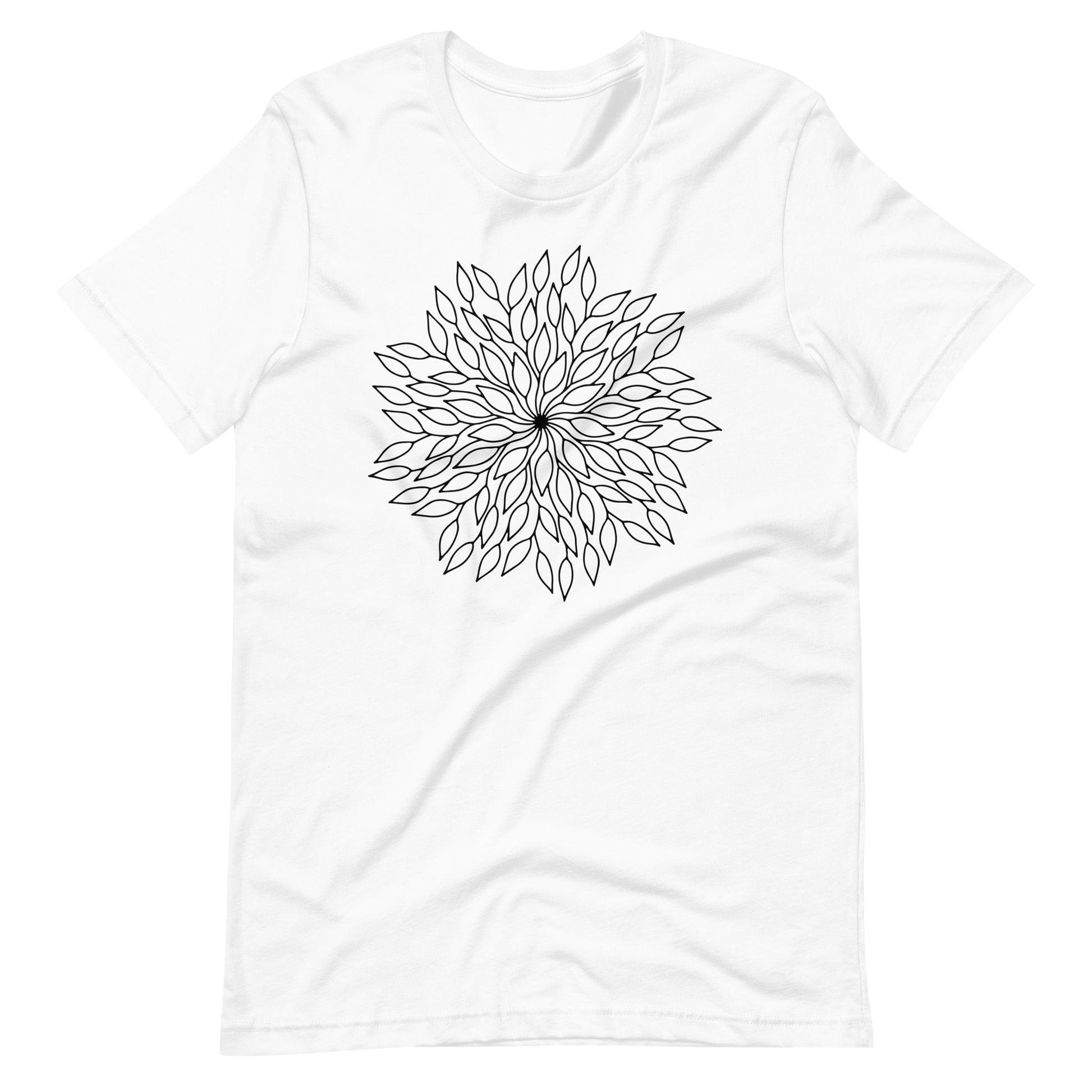 Printagon - Mandala 129 - T-shirt - White / XS