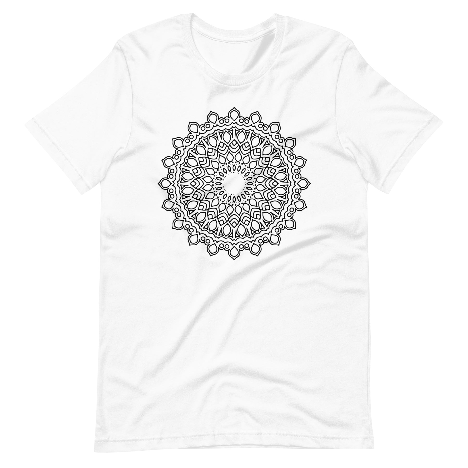 Printagon - Mandala 134 - T-shirt - White / XS