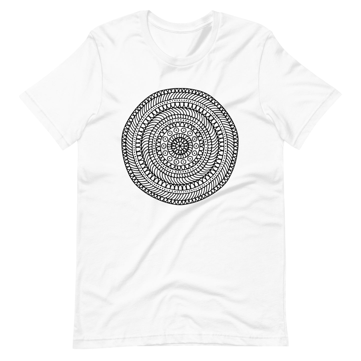 Printagon - Mandala 136 - T-shirt - White / XS