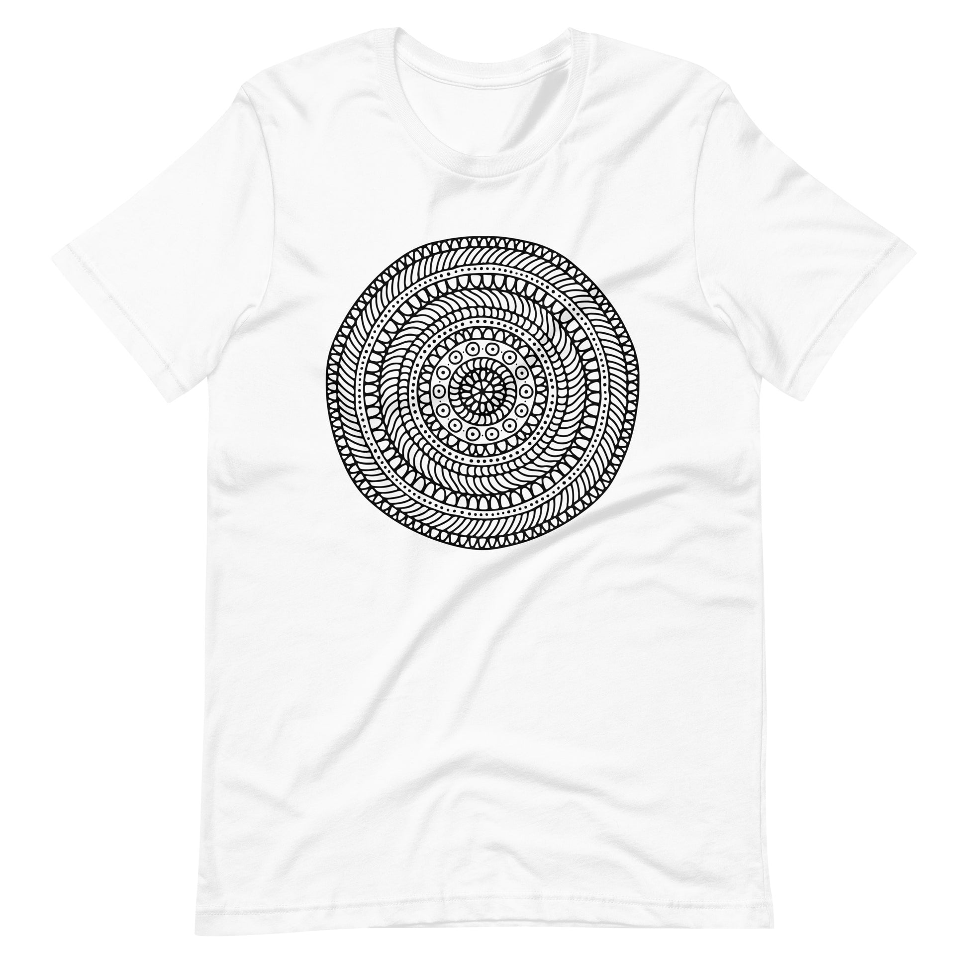 Printagon - Mandala 136 - T-shirt - White / XS