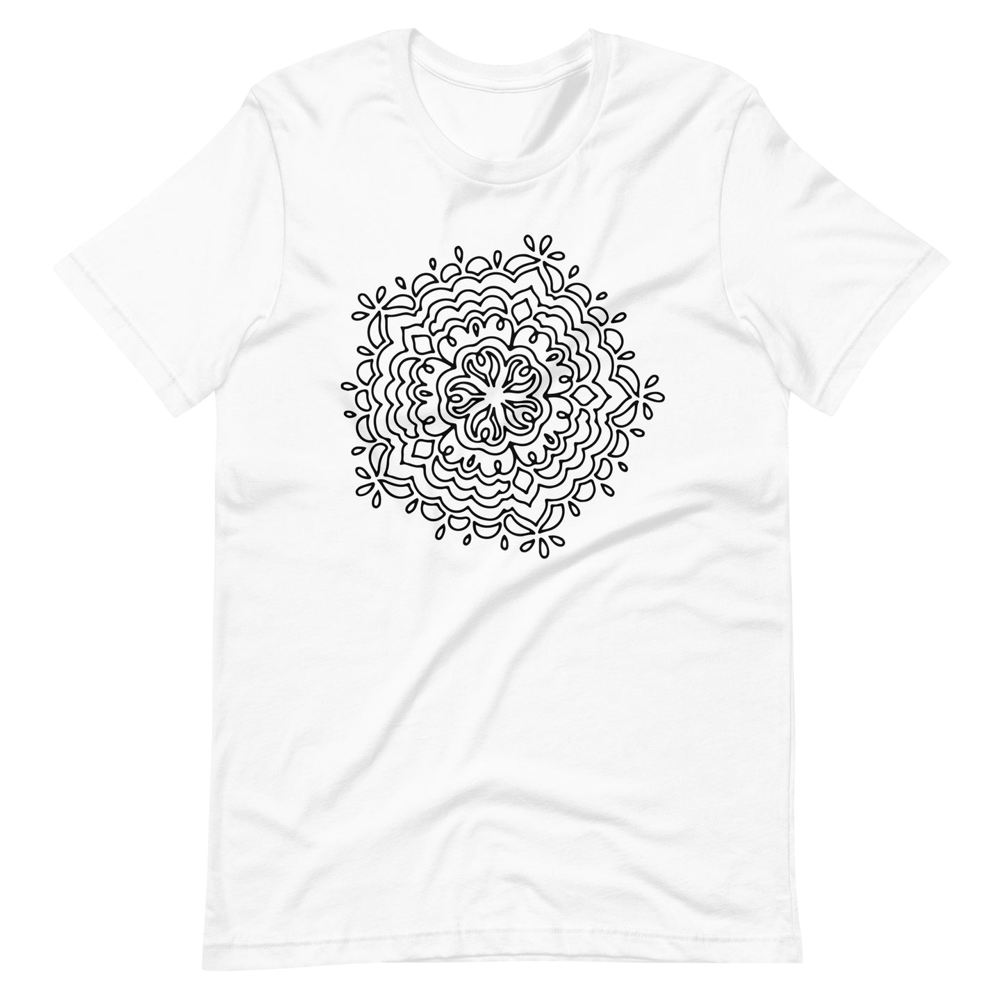 Printagon - Mandala 137 - T-shirt - White / XS