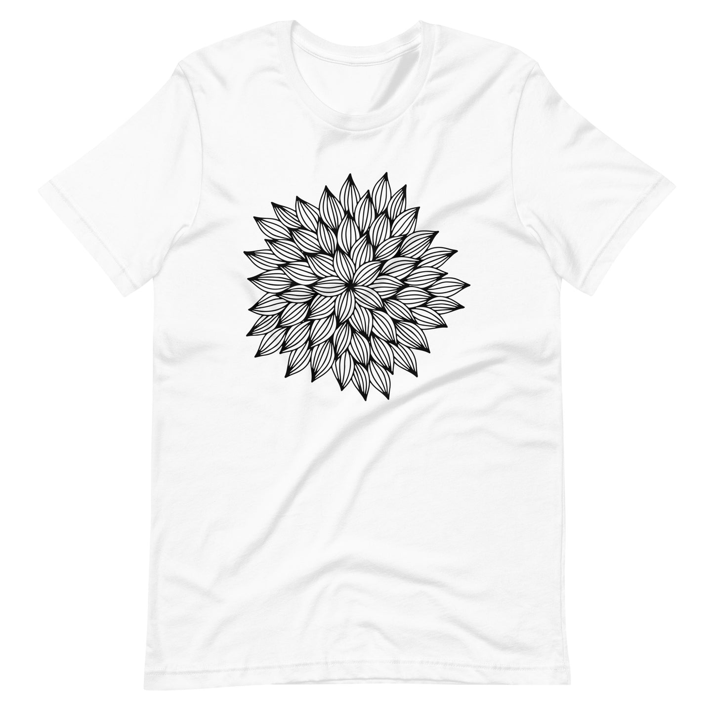 Printagon - Mandala 138 - T-shirt - White / XS