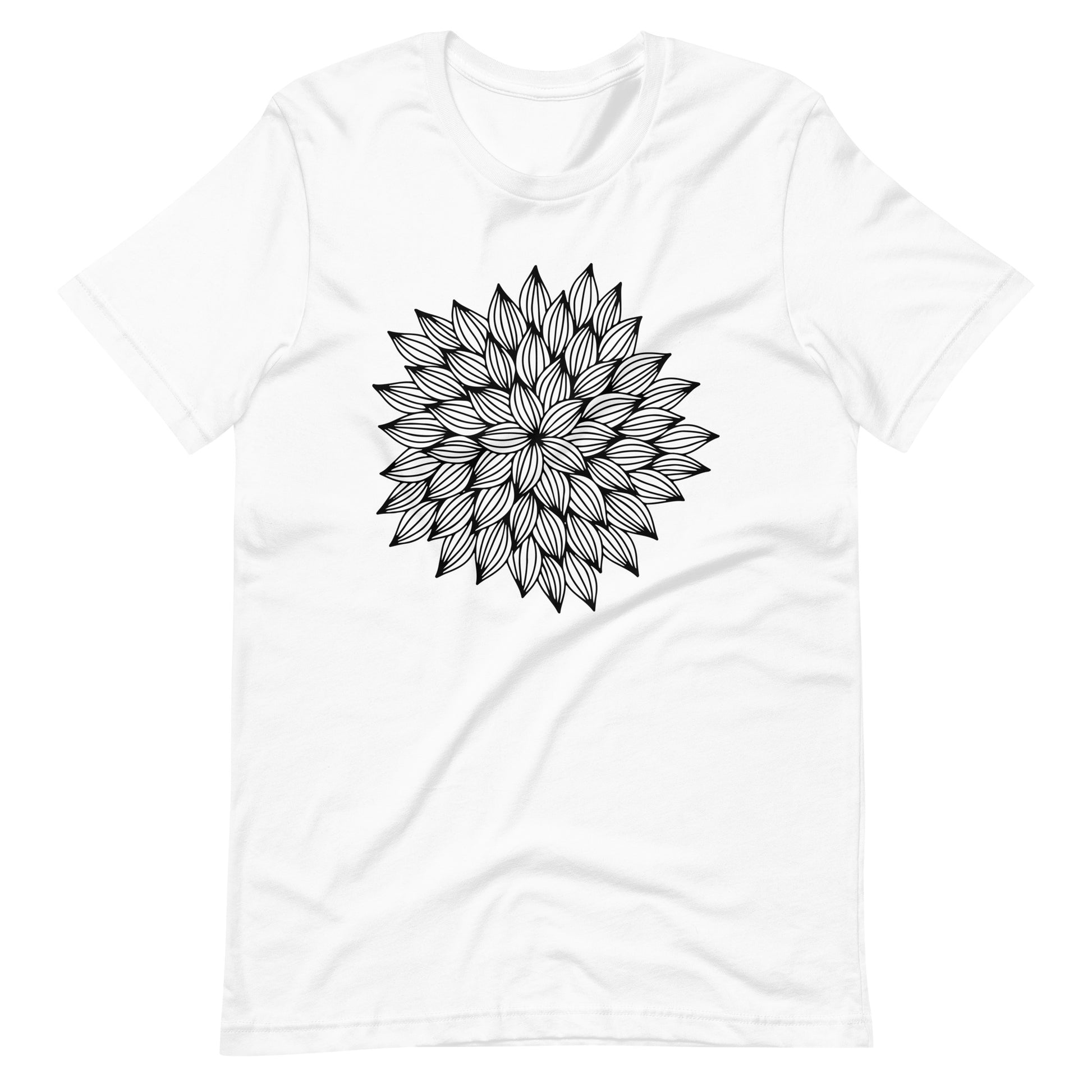 Printagon - Mandala 138 - T-shirt - White / XS