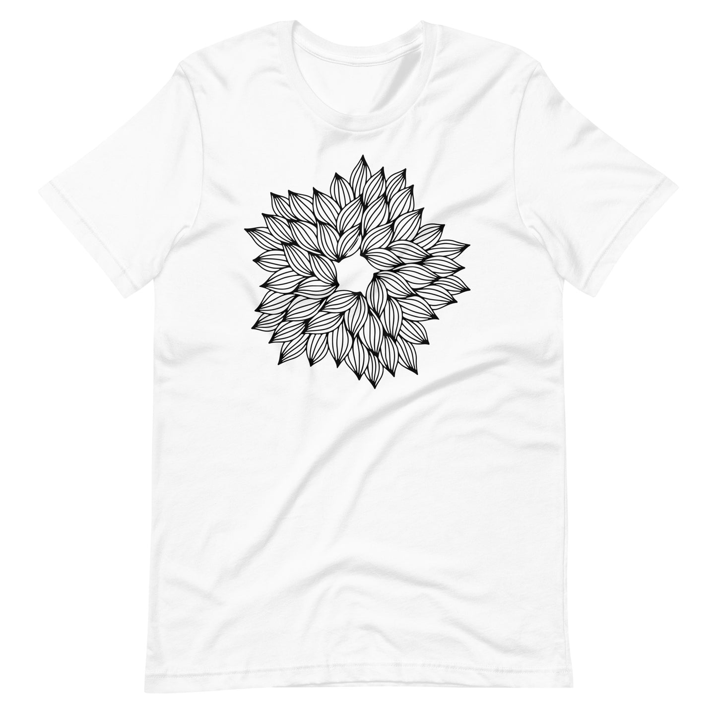 Printagon - Mandala 139 - T-shirt - White / XS