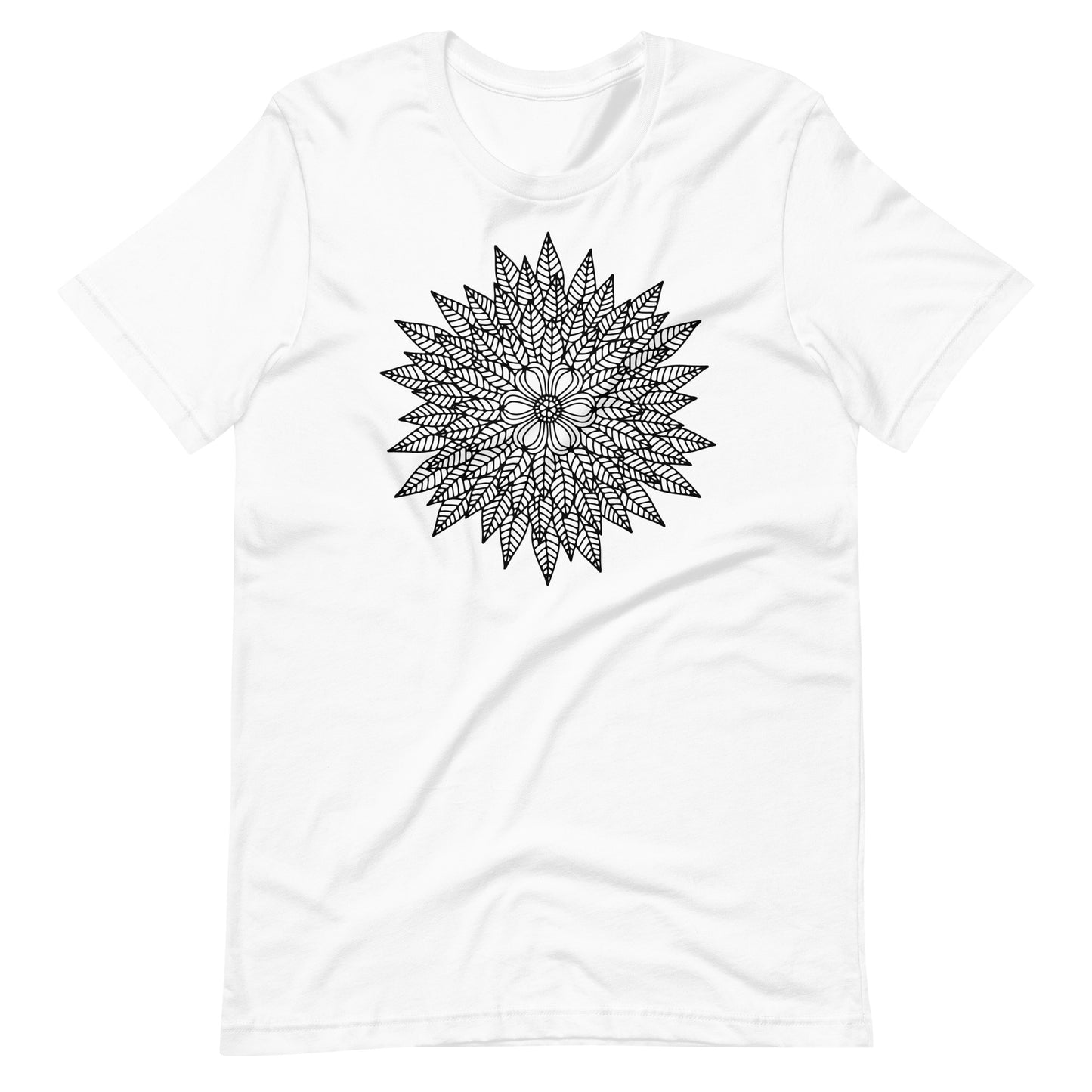 Printagon - Mandala 148 - T-shirt - White / XS