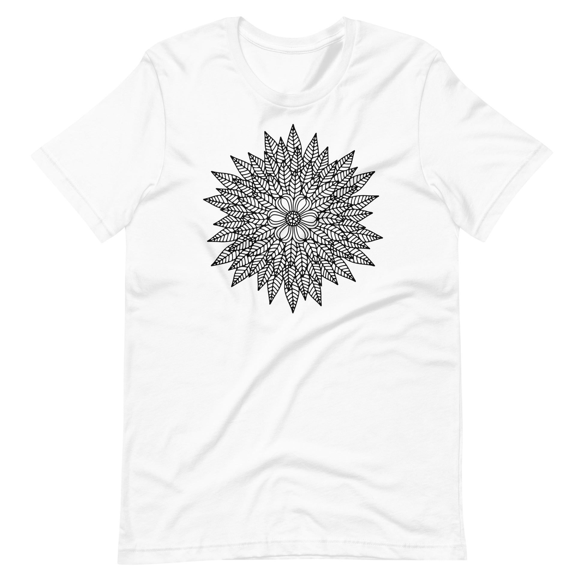 Printagon - Mandala 148 - T-shirt - White / XS