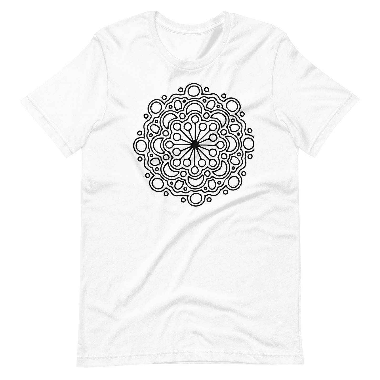 Printagon - Mandala 151 - T-shirt - White / XS