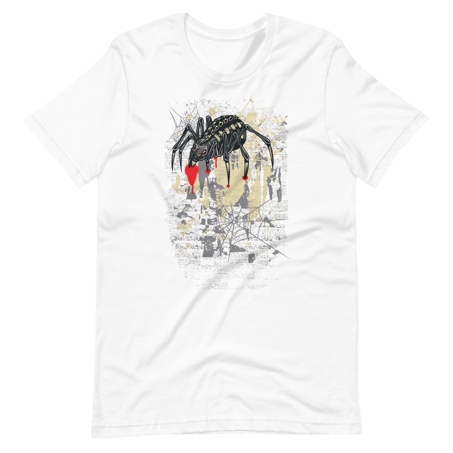 Printagon - Spider - T-shirt - White / XS