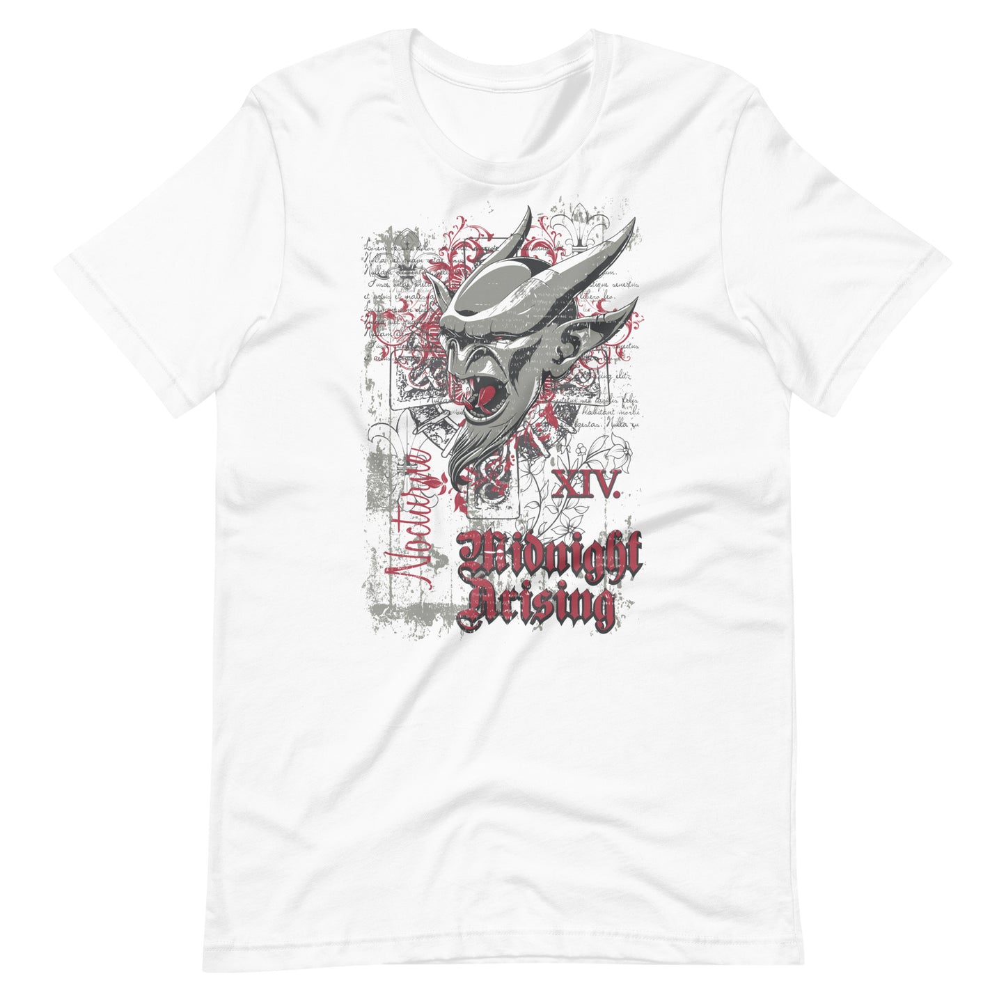 Printagon - Mid Night Arising - T-shirt - White / XS