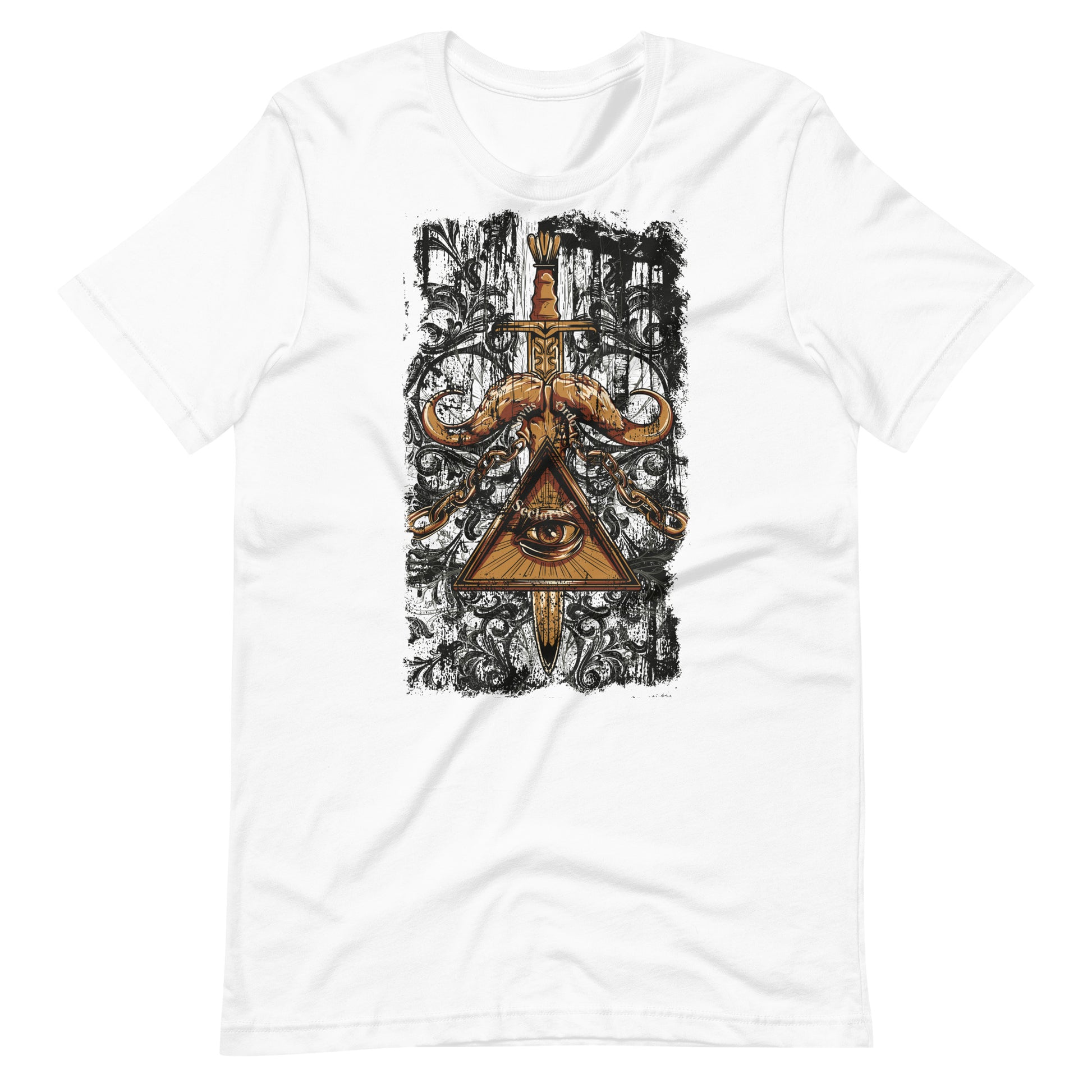 Printagon - Illuminati Sword - T-shirt - White / XS