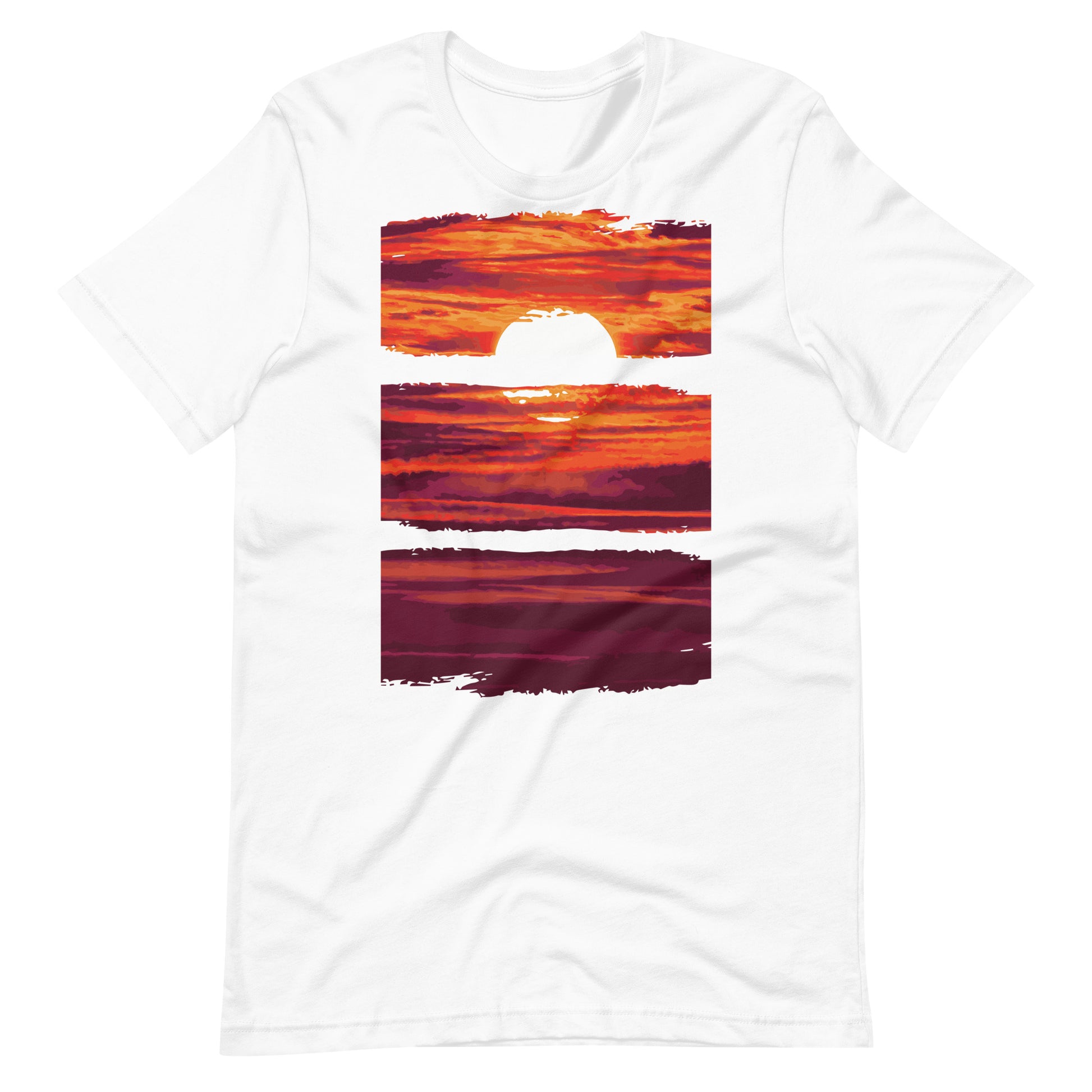 Printagon - Sun Set - T-shirt - White / XS