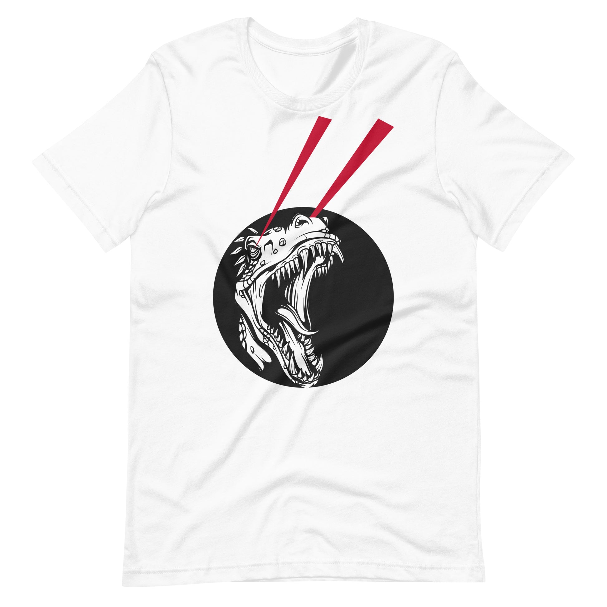 Printagon - Mad Dragon - Unisex T-shirt - White / XS