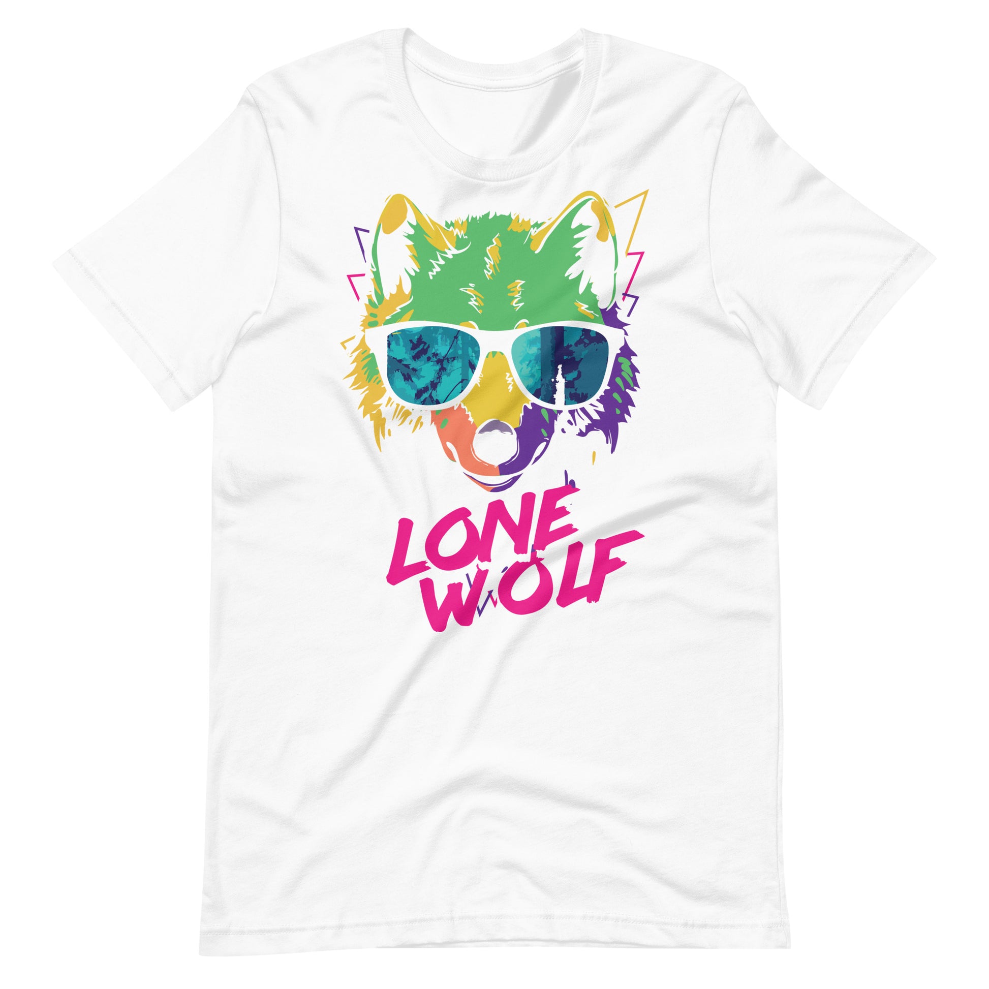 Printagon - Lone Wolf - Unisex T-shirt - White / XS