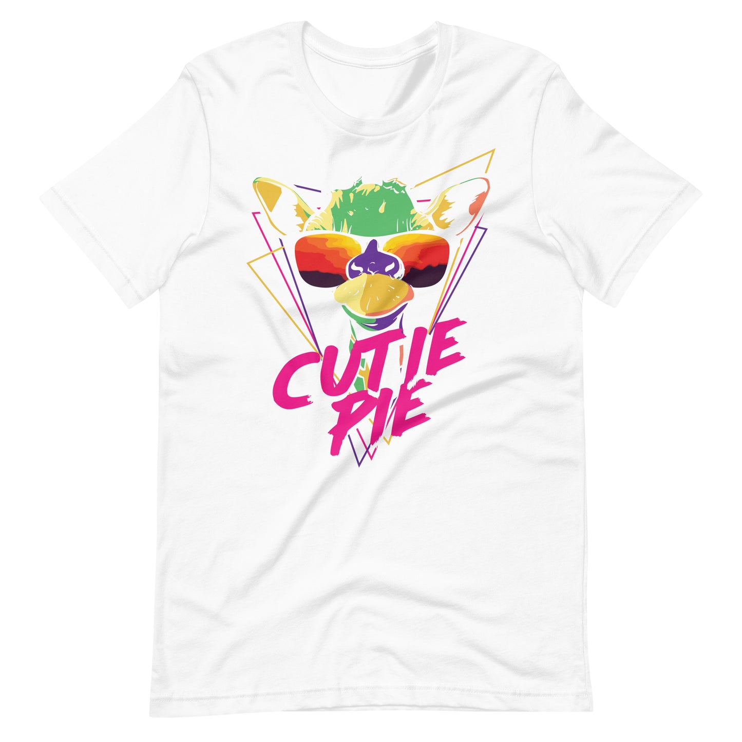 Printagon - Cutie Pie - Unisex T-shirt - White / XS