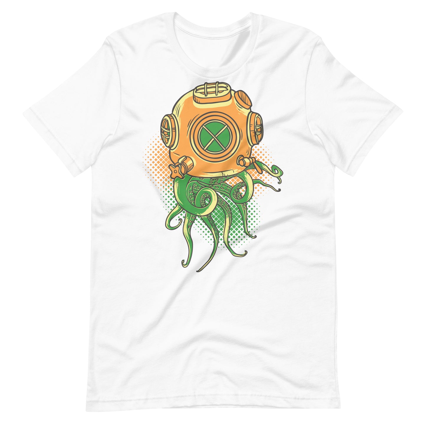 Printagon - Octopus - Unisex T-shirt - White / XS