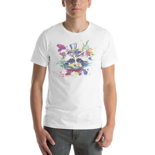 Printagon - Colorful Cat - Unisex T-shirt -