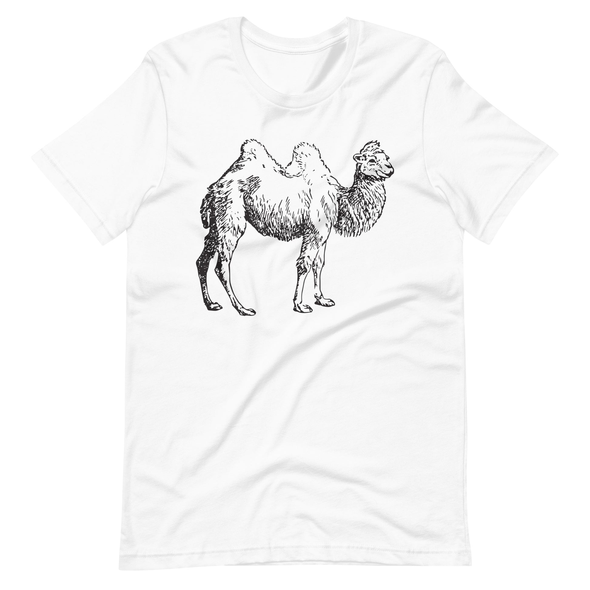 Printagon - Camel - Unisex T-shirt - White / XS