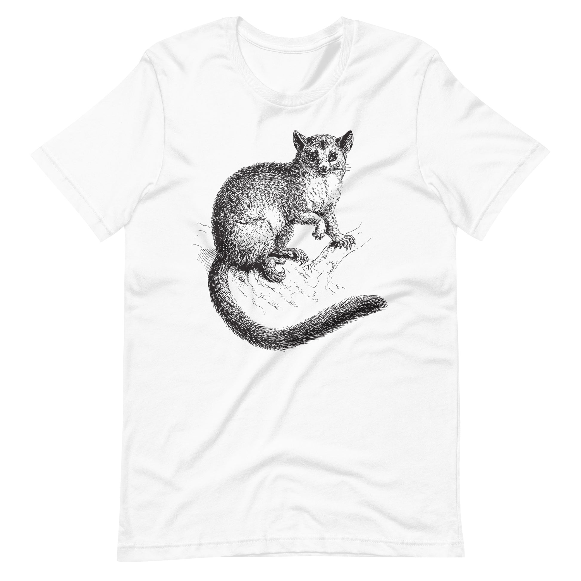 Printagon - The Fox - Unisex T-shirt - White / XS