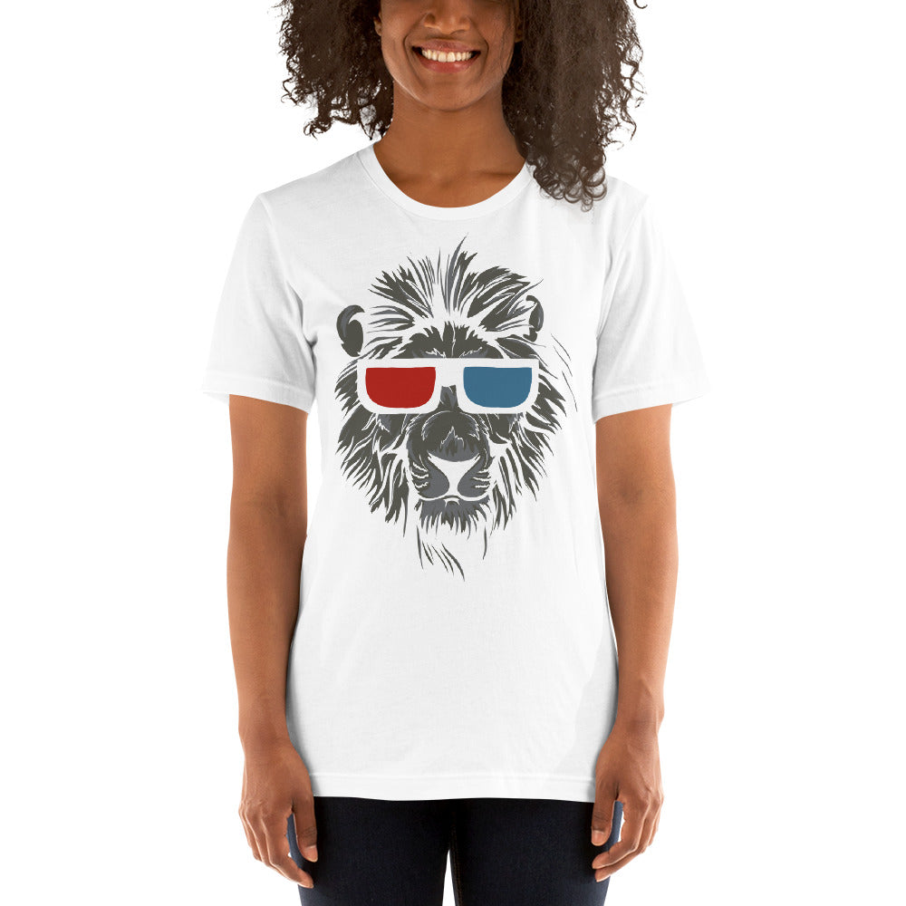 Printagon - Red and Blue Shades Tiger - Unisex T-shirt -