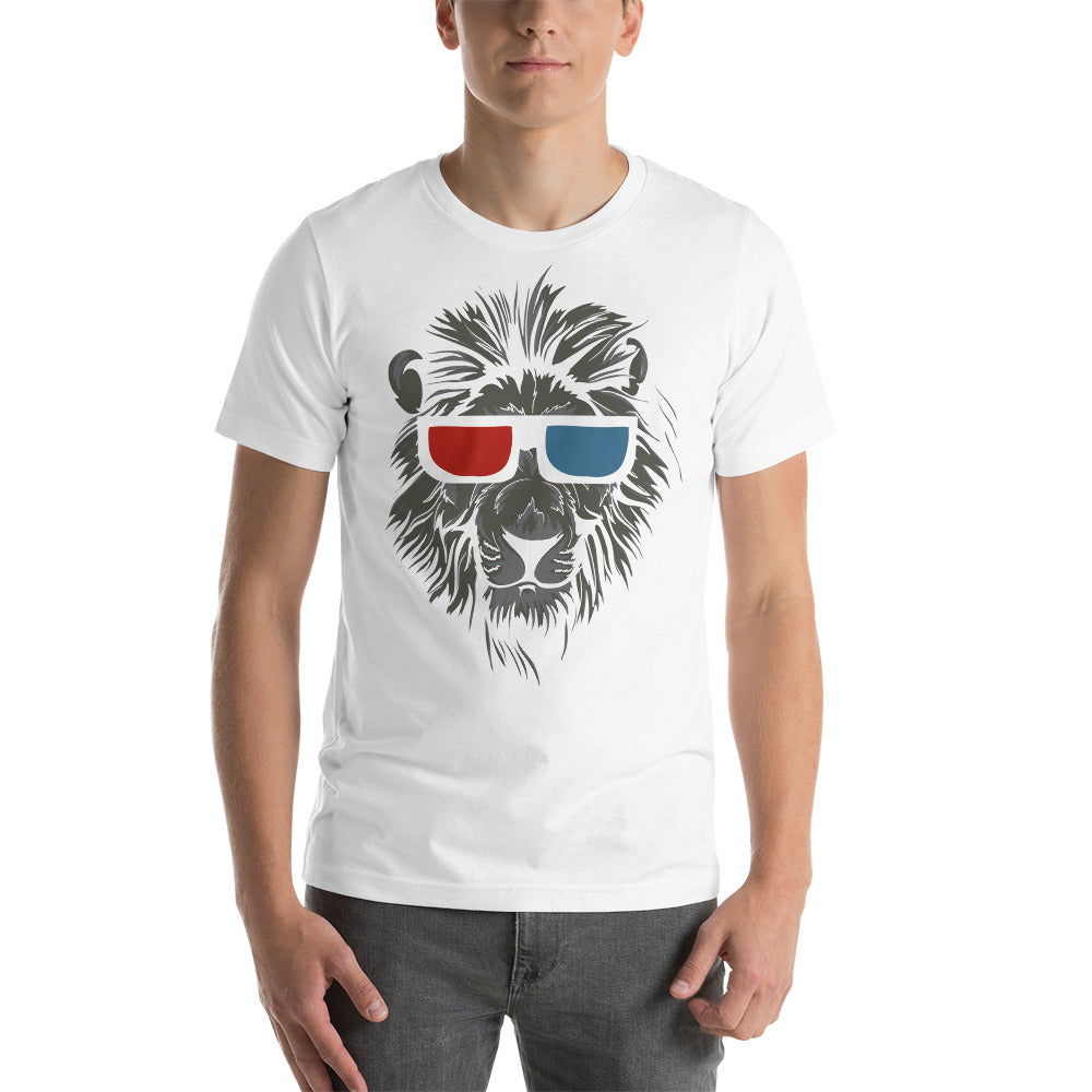 Printagon - Red and Blue Shades Tiger - Unisex T-shirt -