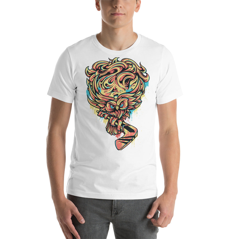 Printagon - Owl - Unisex T-shirt -