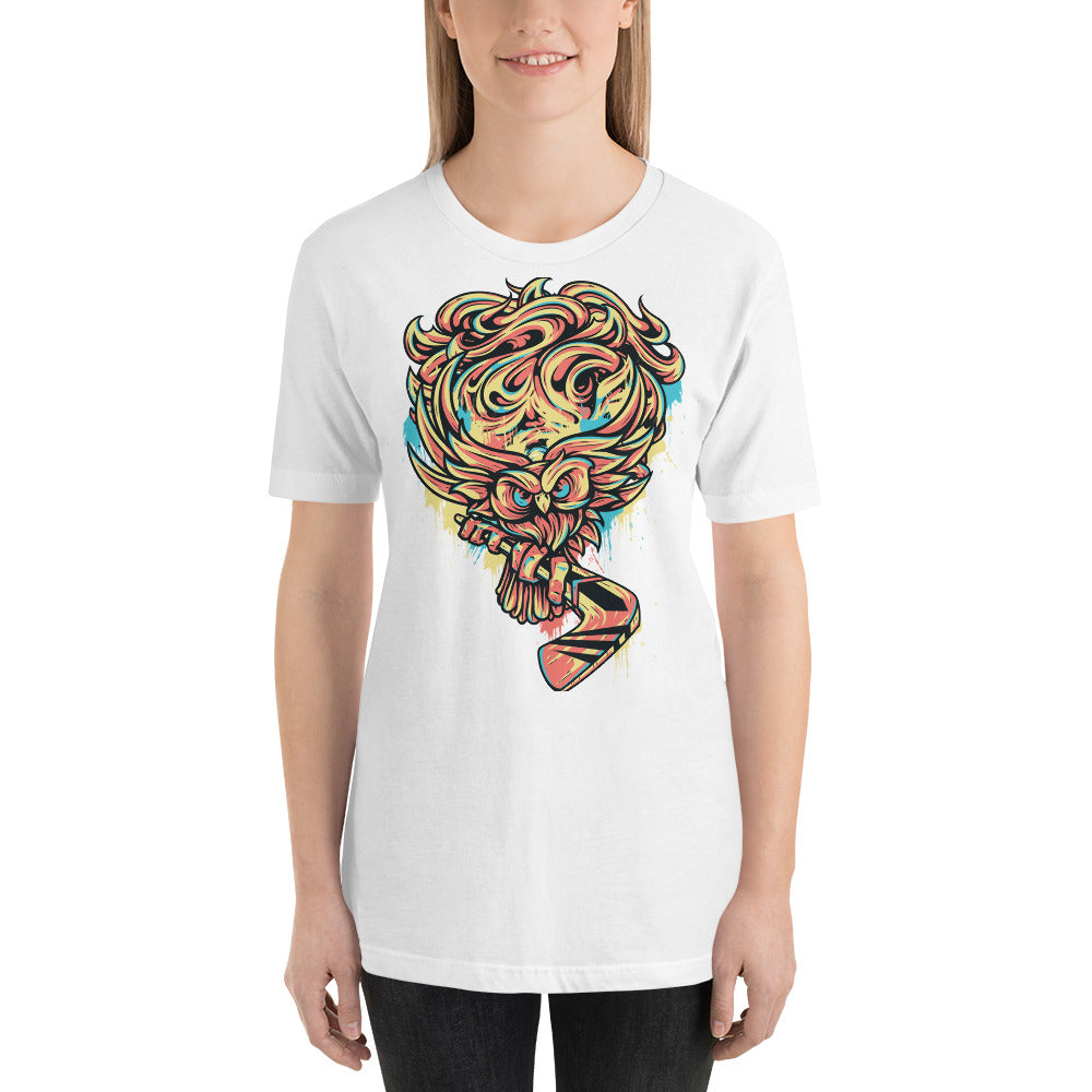 Printagon - Owl - Unisex T-shirt -