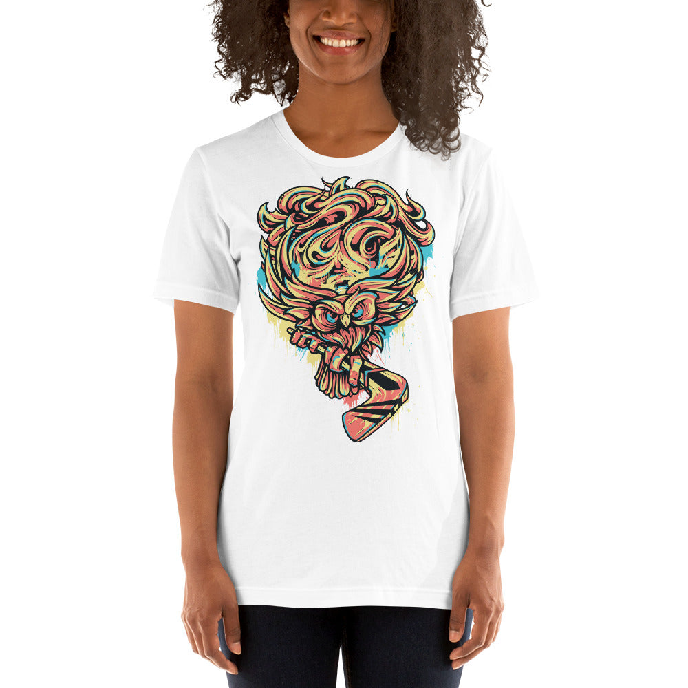 Printagon - Owl - Unisex T-shirt -