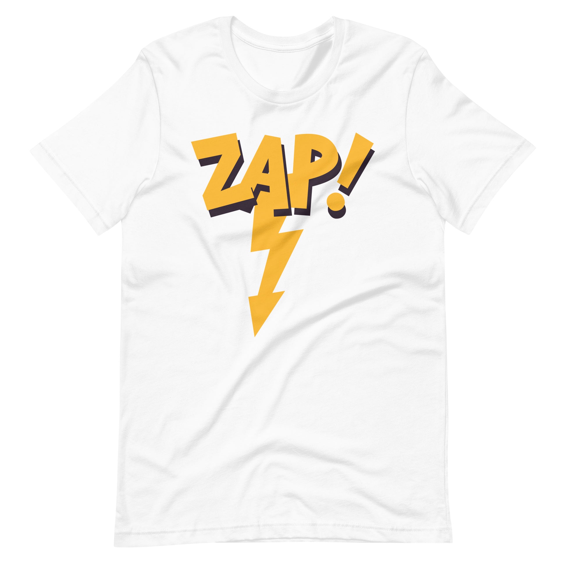 Printagon - Zap! - Unisex T-shirt - White / XS