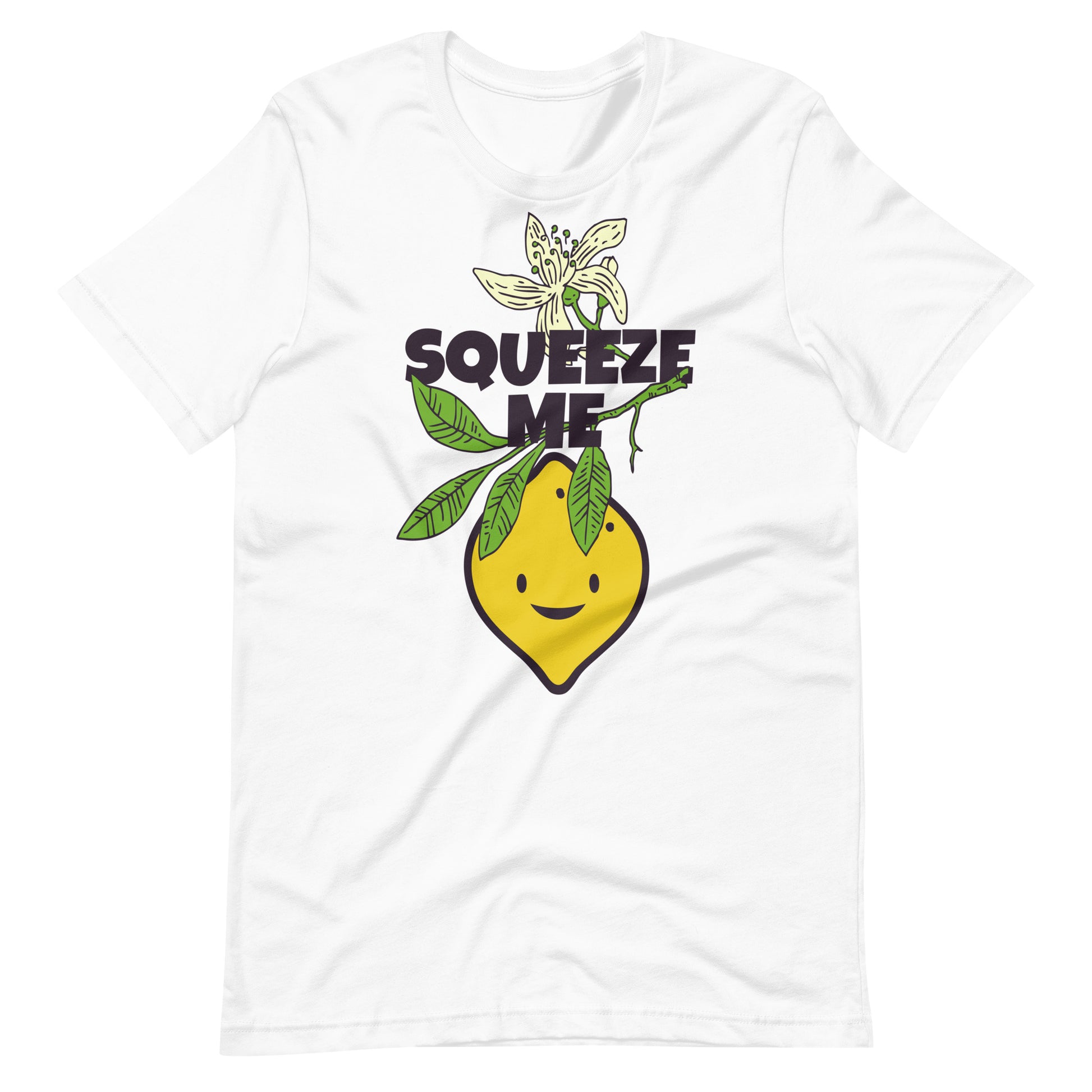 Printagon - Squeeze Me - Unisex T-shirt - White / XS