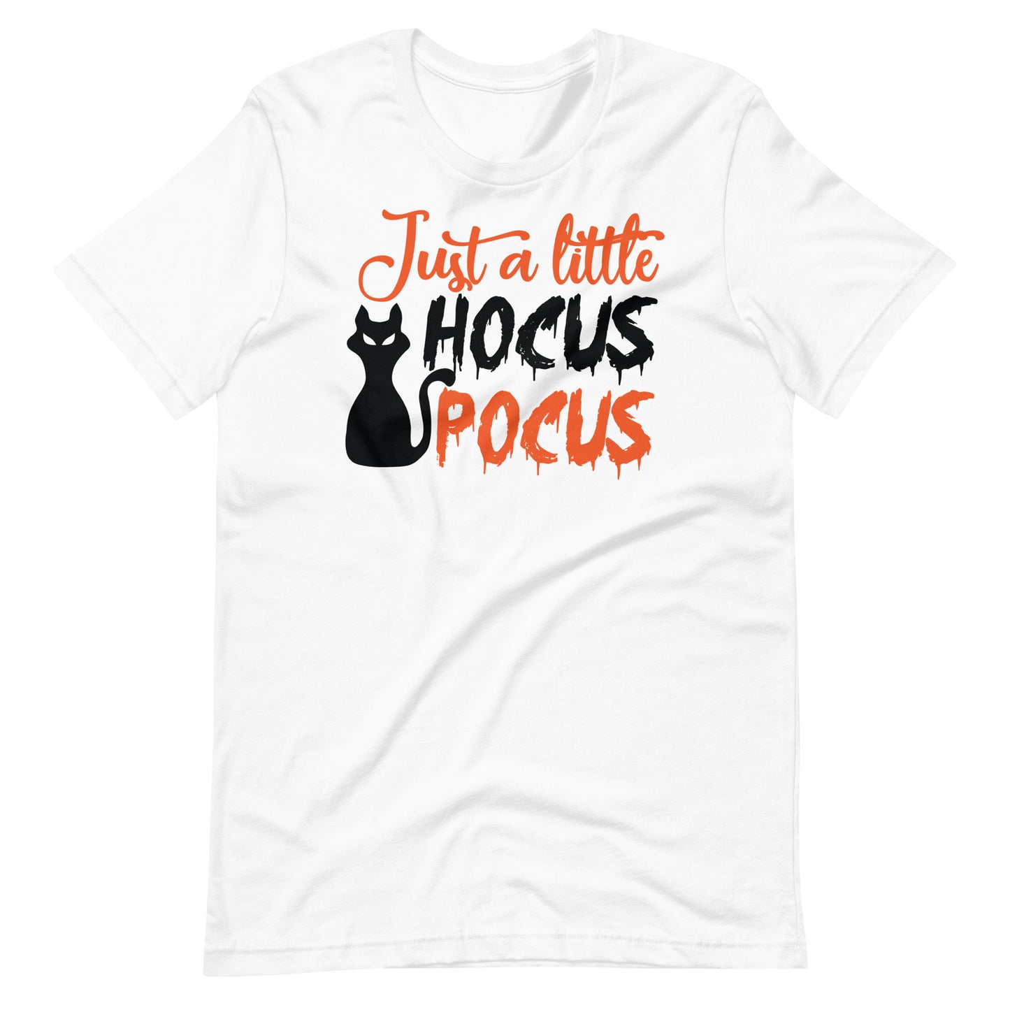 Printagon - Just a Little Hocus Pocus - Unisex T-shirt - White / XS